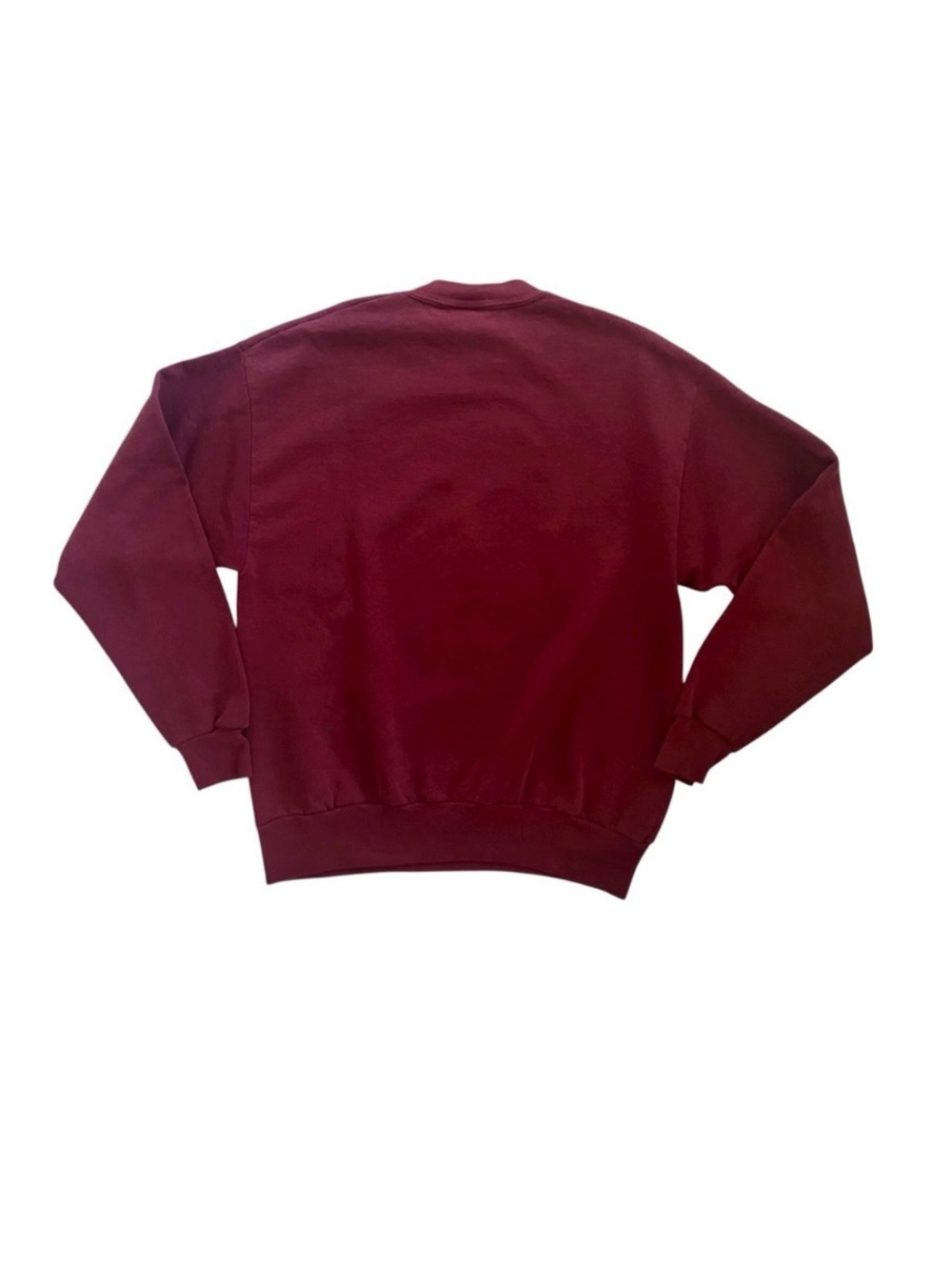 Vintage Crewneck Sweatshirt Burgundy Cardinals in Winter Snow Wild Wings | M - Picture 3 of 8